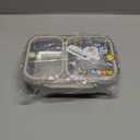 Stainless Steel Lunch Box with 2 Compartments, Leakproof, 30.5 oz Food Storage Containers, Bento Box for Adults,Men,Women(Beige)