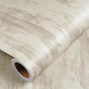 30"118" Concrete Cement Wallpaper Peel and Stick Industrial Style Wallpaper Self Adhesive Beige 3D Faux Concrete Contact Paper Peel and Stick Cement Wall Paper for Bathroom Bedroom Kitchen