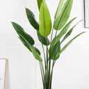 GeRRiT Artificial Plants and Flowers Artificial Green Plants Artificial Bird of Paradise Bonsai Artificial Cannabis Plant Bonsai New 1.8m 13-Leaf Bird of Paradise