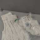 Fesciory 4 Pack Christmas Stockings 18 Inches Large Size Cable Knitted Stocking Gifts & Decorations for Family Holiday Xmas Party, Ivory White