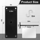 24" Stylish Clean Simple Design Hanging Sign Bracket Mounting Arms Sign Hanger for Home Office Classroom