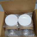 JARMING COLLECTIONS 32oz Extra Wide Mouth Glass Storage Jar with BPA-Free Plastic Lid  Quart Size Airtight Mason Jar for Kitchen, Pantry, and Food Storage (Set of 2)