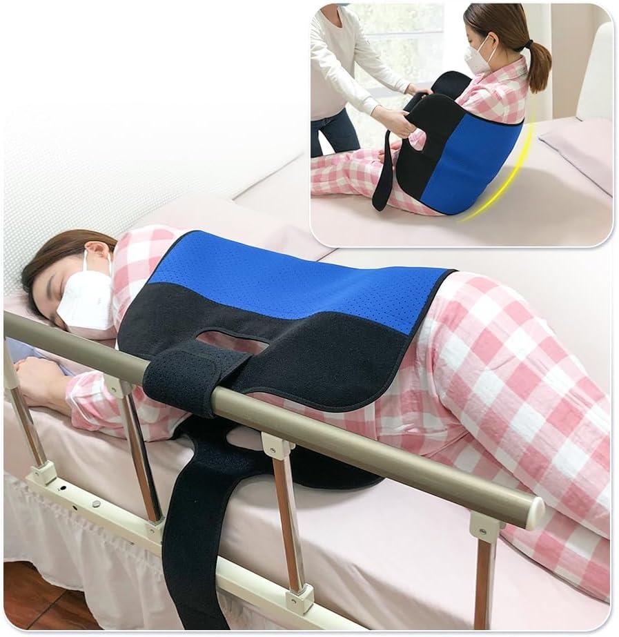 Patient Turning Device Transfer Belts For Lifting Seniors Medical Sling For Bedridden Elderly To Change Diaper Mobility Daily Living Assis Aids Nursing Sling With Handles For Bed Positioning (Blue)