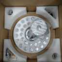 42'' Fandelier Ceiling Fans with Light, Chandelier Ceiling Fan, Retractable Ceiling Fan for Bedroom, Living Room, 3 Color Change, LED Dimmable, 6 Speeds, Reversible DC Motor- Chrome