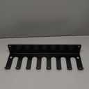Gym Rack Organizer, Home Gym Accessories Hanger, Wall Mount Hooks for Olympic Barbells, Row Handles, Bats or Tools (E-Book Instruction Included)