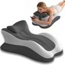 Memory Foam Wedge Pillow, Ergonomic Reading Pillow for Bed, Waist and Neck Support, Quick Rebound & Plush Comfort, Standard