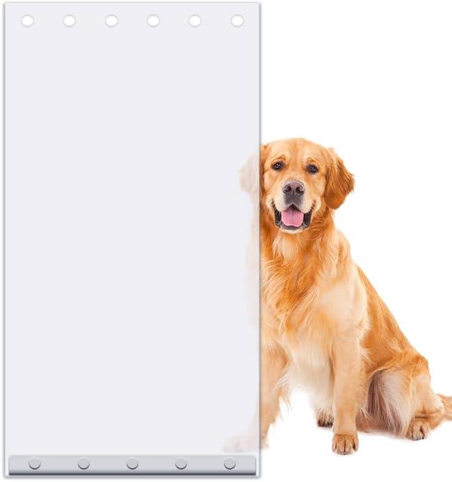 Dog Door Replacement Flap, Flexible Pet Door Replacement Flap Compatible with Super Large Dog Door, Weather Resistant Doggie Door Replacement Flap Fits Pets Up to 120 Lbs, Size 24" x 15"