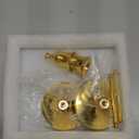 FSyueyun Gold Candle Holders Set of 6, Elegant Metal Candlestick Holders for Vintage Taper Candle Holders, Perfect for Table Centerpieces, Fireplace Mantels, Home Decor, Weddings and Party Decorations