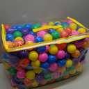 Vanland Ball Pit Balls for Baby and Toddler Phthalate Free BPA Free Crush Proof Plastic - Multicolored Pit Balls in Reusable Play Toys for Kids with Storage Bag (Bright colors)