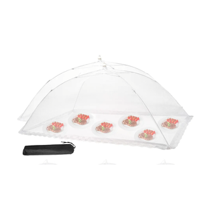 Food Cover Food Tent Set, 2 Extra Large Reusable Pop-Up Umbrella Food Nets for Picnics, Outdoor Camping, Parties, BBQ Food Cover Food Tent Set, 2 Extra Large Reusable Pop-Up Umbrella Food Nets for Picnics, Outdoor Camping, Parties, BBQ