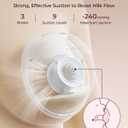 Momcozy M5 Lite Hands-Free Wearable Breast Pump, DoubleFit Flange for Baby-Like Comfort, 3 Modes & 9 Suction Levels, No Flange Insert or Hard Carry Case, 24mm, 2-Pack, Cozy Red