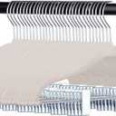 Tosnail 30 Pack Kids Velvet Hangers Children's Clothes Hangers Baby Hangers with Clips - Cream