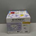 The Honest Company Comfort Dry Overnight Diapers, Up to 12 Hours Protection, Hypoallergenic, Cozy Cloud + Star Signs, Club Box Size 3 (16–28 lbs), 52 Count