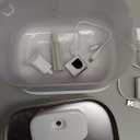 PETLIBRO Cat Water Fountain, Cat Fountain Indoor Stainless Steel Tray, 2.5L/84oz Wireless Pump Pet Water Fountain, Cat Water Dispenser with Two Flow Modes, Pet Fountain for Drinking Easy Clean (White)