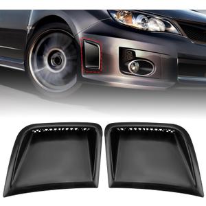 Left + Right Pair Bumper Bezel Corner Cover Compatible with Subaru Impreza WRX STi 2008 2009 2010 2011 2012 2013 2014 57739FG010 57739FG020