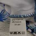 Queenstyle Girls Swimsuits Bikini Set Kids Cutout Bathing Suit Bikini Top Two Piece Girls' Swimwear (15-16 Years, Navy Blue)