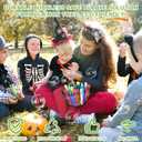 OCHIDO 400 PCS Halloween Bubbles for Kids, Bulk Halloween Party Favors, Halloween Mini Bubble Wands for Goodie Bags Stuffers, Trick or Treat, School Classroom Prizes Gifts for Boys Girls (10 Colors)