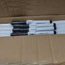 U Brands Contempo Magnetic Dry Erase Board White Board, 11" x 14", White Modern Frame, Includes Magnet and Marker Pack of 4