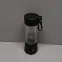 Cordless Portable Personal Size Blender - Mini Blender Make Smoothies and Shakes, 380Ml BPA Free Travel Cup, Powerful Blending Suit in Office/Home/Gym (Black)