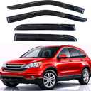 KPY Rain Guards Fit for 2007-2011 Honda CRV, Out-Channel Window Visors Vent Wind Deflectors 4PC, Car Accessories for 07-11 CR-V