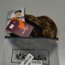Kaneles Mullet Wigs for Men 80s Costumes Fancy Party Accessory Cosplay Halloween Wig (Light Brown)