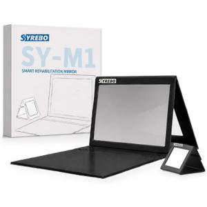 Mirror Therapy for Stroke Recovery, Hand Rehabilitation Mirror Box for Post-Stroke Hand Therapy, Hemiplegia Recovery, CRPS & Motor Training, Adjustable Mirror with Voice Guidance