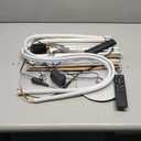 Marlrin Minimalist Corner Floor Lamp 2-Pack, 2700K-6500K Dimmable with Remote Control, 57.8" Metal Slim Ambient Standing LED Light, Modern Design Decorative Lamp for Living Room Bedroom (Silver)