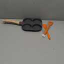 4-Cup Egg Pan Nonstick, Healthy Aluminum Omelette Pan, Breakfast Omelette Skillet for Fried Eggs Cooker, Pancakes, Suitable for Gas Stove & Induction Cookware