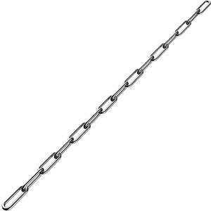 Stainless Steel Chain, Lsqurel 13ft Metal Chain Link Chain Small 1/8in Light Duty Chain Utility Chain Jack Chain for Home Outdoor Camping Hanging etc (1/8in-13ft)