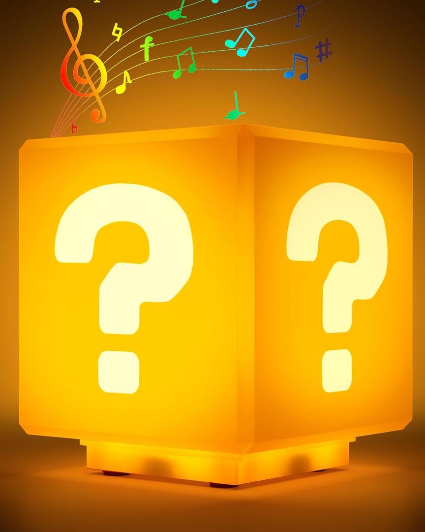 Super Bros Toys for Boys 4-6 Night Light for Kids with Game Sound Effects Illusion Lamp Room Decor Merchandise As Gifts for Kids 6-8 Fans