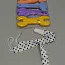 Fu Store 4 Pack Soft Silicone Teething Toys for 0-12 Months 6-24 Months Toddlers Infant Hammer Spanner Wrench Pliers Tools Shape Baby Teethers Relief Soothe Babies Gums Set