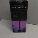 MIOBLUE Cordless LED Table Lamp,5000mAh Rechargeable Battery Powered Desk Lamp,3 Lighting Modes, Dimmable Metal Table Light for Restaurant, Outdoor, Bedroom,Coffee Bars Table,Home (Black)