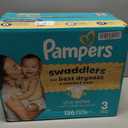 Baby Diapers Size 3, 168 Count - Pampers Swaddlers, ONE MONTH SUPPLY 