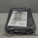 SNTD Dish Drying Rack - Extendable Dish Rack, Large Sink Drying Dish Drainer for Kitchen Counter, Stainless Steel Dish Strainer with Utensil Holder (Black)