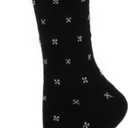 Nootkas Alpaca Wool Crew Dress Sock (Medium, Black)