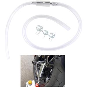 KIFIDAN Motorcycle Brake Bleeder Hose One Way Check Valve,One Way Brake Bleeder Valve with Tube & Clamp,Universal Brakes Bleeders Kit Brakes Bleeders Tool for Clutch,Hydraulic Braking