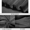 24 Pcs Soft Fleece Blankets Bulk 60 x 50 in, Lightweight Throw Blankets in Bulk Cozy Bulk Blankets for Wedding Bed Couch Use Gifts & Home, Homeless Donation | Oeko-TEX 100 Certified(Black)