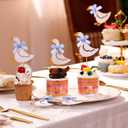 Honeydak 36 Pcs Silly Goose Cupcake Topper Silly Goose Baby Shower Decorations for Cake Decorations Birthday Party Supplies(Blue)