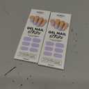 MOYOU LONDON Semi Cured Gel Nail Strips - 20 Pcs. Waterproof Gel Nail Wraps, Cures in Sunlight or UV/LED Lamp, Lasts Up to 2+ Weeks, Stretchable, Easy to Apply & Remove, Vegan & Cruelty-Free 2 Pcs