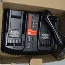 CMCB124 Dual Port V20 Battery Fast Charger Replacement for Craftsman 20V MAX V20 Battery Lithium CMCB202 CMCB201 CMCB209 CMCB205 CMCB100 CMCB102 CMCB101
