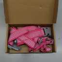 No Pull Dog Harness with Handle, Adjustable Soft Mesh Padded Reflective Walking Harness with Front Clip for Small Medium Large Dogs  Quick Fit No Escape for Training and Hiking (Pink, S)