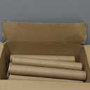 20PCS 1.5x12-Inch Mailing Tubes with Caps, Cardboard Shipping Tubes, Kraft Paper Tube Mailers for Shipping, Packing, Art Prints, Maps, Blueprint