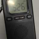 2000mAh Rechargeable AM FM Radio with Bluetooth Portable Transistor Pocket Radio with Best Reception Digital Tuning, Flashlight,LCD Screen,Earphone Jack, Sleep Timer and Alarm Clock for Jogging (Black)