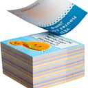 450 Joke Notes for Kids - Lunch Box Notes for Kids - Inspirational Motivational Notes for Children - Jokes and Puns for Boys and Girls - Great for Parties, Schools, Bake Sales, Picnics