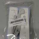 TIANHOO Remote Controller for Wii & Wii U, with Silicone Case and Wrist Strap, 2 pack (White)