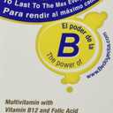 Bedoyecta Multivitamin Contains Iron, Folic Acid, Vitamin C, B1, B2, B9, and B12, 30 Count