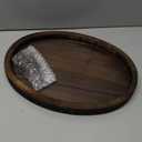 Wooden Decorative Tray-1611.8in Wood Beaded Coffee Table Decor Tray, Rustic Farmhouse Decor Tray for Living Room, Bathroom, Kitchen Dining Table, Serving Tray Home Decor