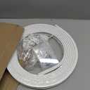 Jetec Flexible Bendable Ceiling Curtain Track, 9.8ft/16.4ft (5m), Ceiling Mount for Curtain Rail with Track, Room Divider (5 m, White)