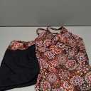 Women Tankini Swimsuits with Shorts - Two Piece Tummy Control Bathing Suits Top with Two Pockets Bottom Swimwear (Large, Mandala)