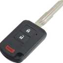 ACROPIX 315 MHz 3 Buttons Keyless Entry Remote Key Fob Fit for Mitsubishi Outlander 2016-2019 OUCJ166N - Pack of 1 Black